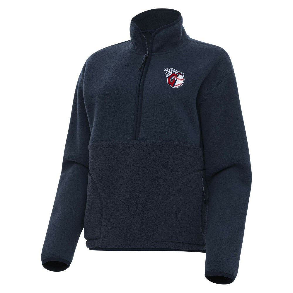 Cleveland Guardians Antigua Women's Figure Half-Zip Sweatshirt for sale