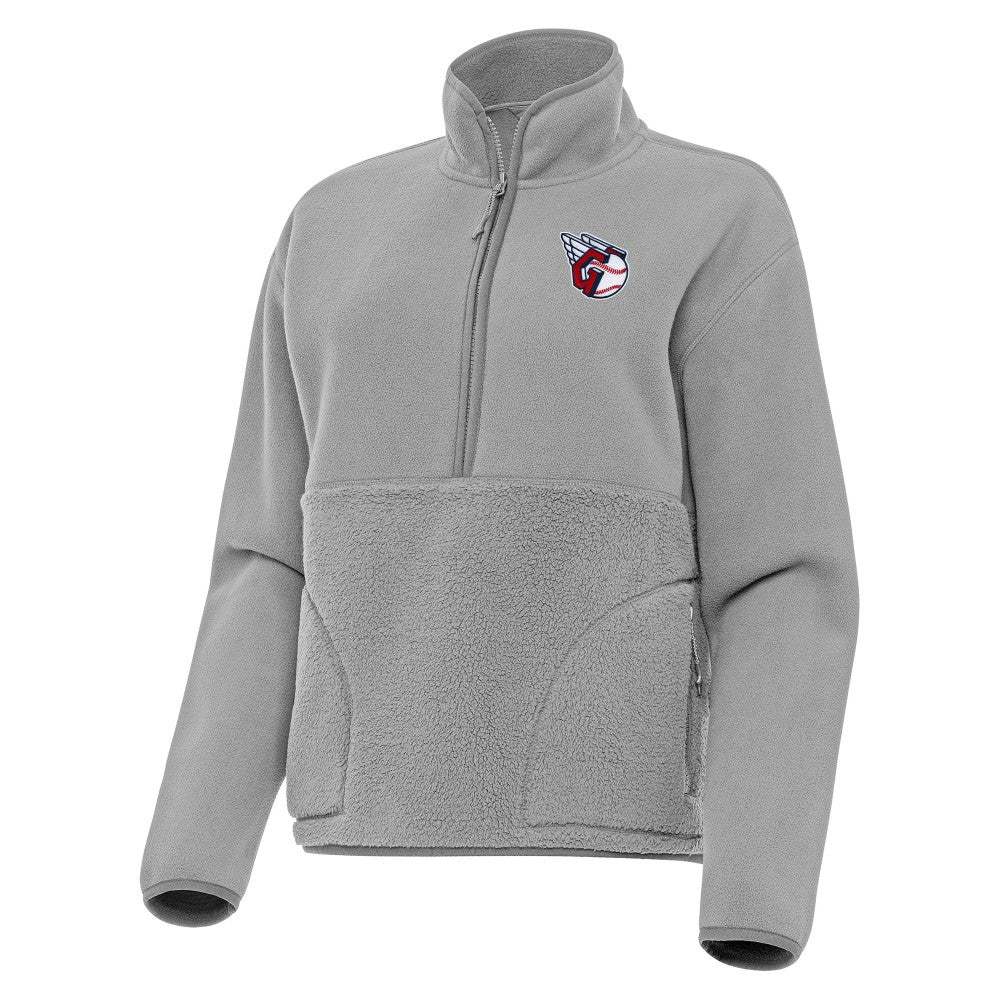 Cleveland Guardians Antigua Women's Figure Half-Zip Sweatshirt Clearance
