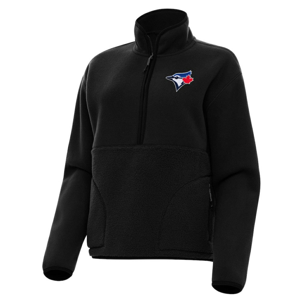 Toronto Blue Jays Antigua Women's Figure Half-Zip Sweatshirt discount