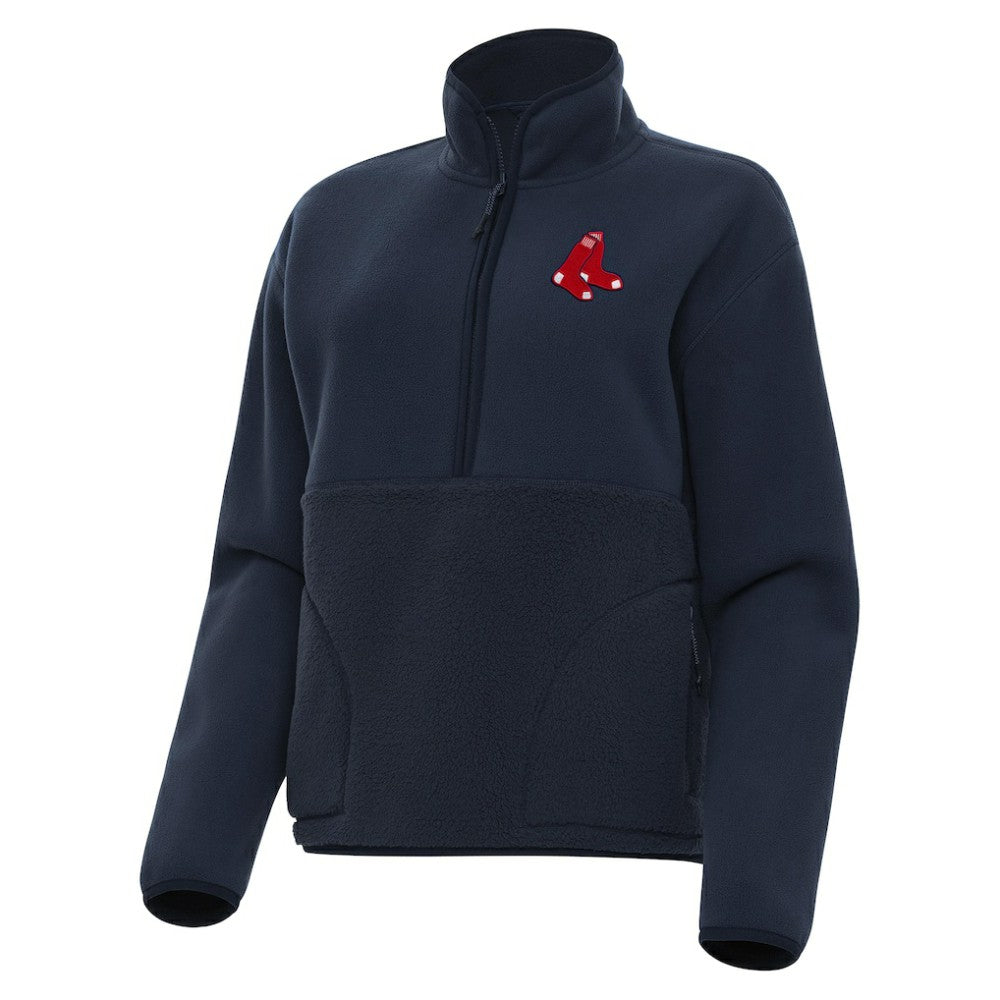 Boston Red Sox Antigua Women's Figure Half-Zip Sweatshirt Near Me