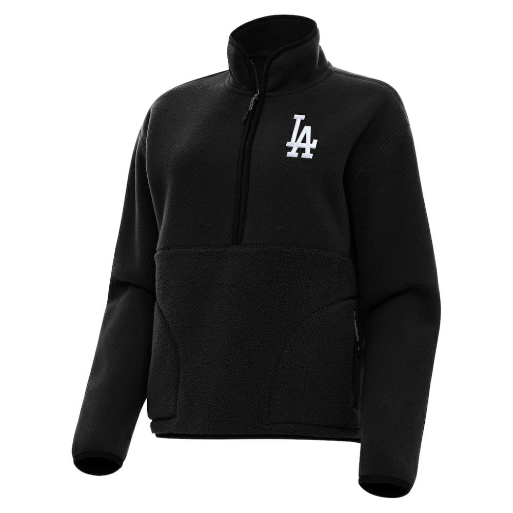 Los Angeles Dodgers Antigua Women's Figure Half-Zip Sweatshirt discount