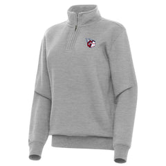 Cleveland Guardians Antigua Women's Victory Quarter-Zip Sweatshirt On Sale