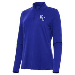Kansas City Royals Antigua Women's Reprocess Quarter-Zip Top - Royal Lifestyle
