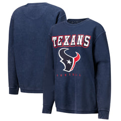 Houston Texans G-III 4Her by Carl Banks Women's Comfy Cord Pullover Sweatshirt Navy - NFL