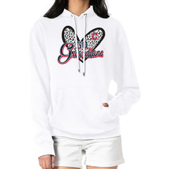 Cleveland Guardians G-III 4Her by Carl Banks Women's Leopard Heart Pullover Hoodie Sale
