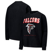 Atlanta Falcons G-III 4Her by Carl Banks Women's Comfy Cord Pullover Sweatshirt Black - NFL