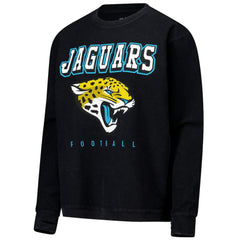 Jacksonville Jaguars G-III 4Her by Carl Banks Women's Comfy Cord Pullover Sweatshirt Black - NFL