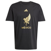 Adidas Mexico National Team 2025 Third Jerseys DNA Graphic T-Shirts - Black