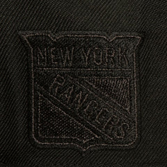 New York Rangers Mitchell & Ness Soul Strike Pearl Tonal Snapback Hat Black