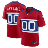 New York Giants Alternate Game Custom Jersey Century Red - Nike