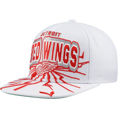Detroit Red Wings - Mitchell & Ness Youth After Shock Snapback Hat White