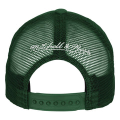 Mitchell & Ness - Milwaukee Bucks Youth Core Evergreen Trucker Adjustable Hat - Hunter Green