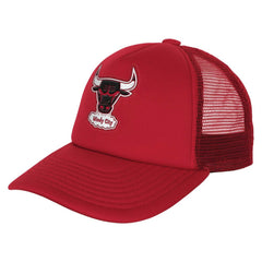 Mitchell & Ness - Chicago Bulls Youth Core Evergreen Trucker Adjustable Hat - Red