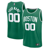 Fanatics - Boston Celtics Youth Fast Break Custom Replica Jersey - Kelly Green - Icon Edition
