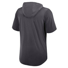 Dallas Cowboys Tri-Blend Performance Hoodie T-Shirt Anthracite - Nike
