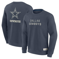 Dallas Cowboys Elements Future Ground Lettering Pullover Sweatshirt Navy - Fanatics