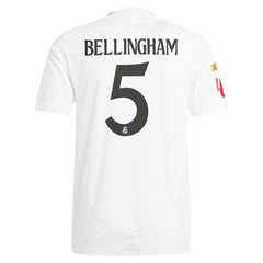 Adidas Jude Bellingham Real Madrid 2024/25 Home Player Jerseys - White