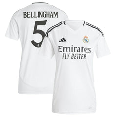 Adidas Jude Bellingham Real Madrid Women's 2024/25 Home Replica Player Jerseys - White