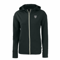 Las Vegas Raiders Cutter & Buck Women's Daybreak Eco Recycled Full-Zip Hoodie Black - NFL