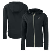 Detroit Lions Cutter & Buck Women's Daybreak Eco Recycled Full-Zip Hoodie Black - NFL