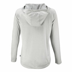 Detroit Lions Cutter & Buck Women's Coastline Epic Comfort Eco Recycled Long Sleeve Hoodie T-Shirt Gray - NFL