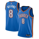 Nike - Jalen Williams Oklahoma City Thunder Unisex Swingman Replica Jersey - Icon Edition - Blue