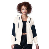 Dallas Cowboys Starter Women's Scrimmage Full-Zip Hoodie White - NFL