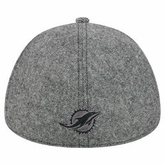 Miami Dolphins New Era Peaky Duckbill Fitted Hat Gray - NFL