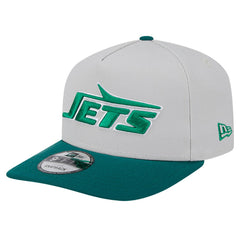 New York Jets New Era Decent 9FIFTY A-Frame Snapback Hat Stone - NFL