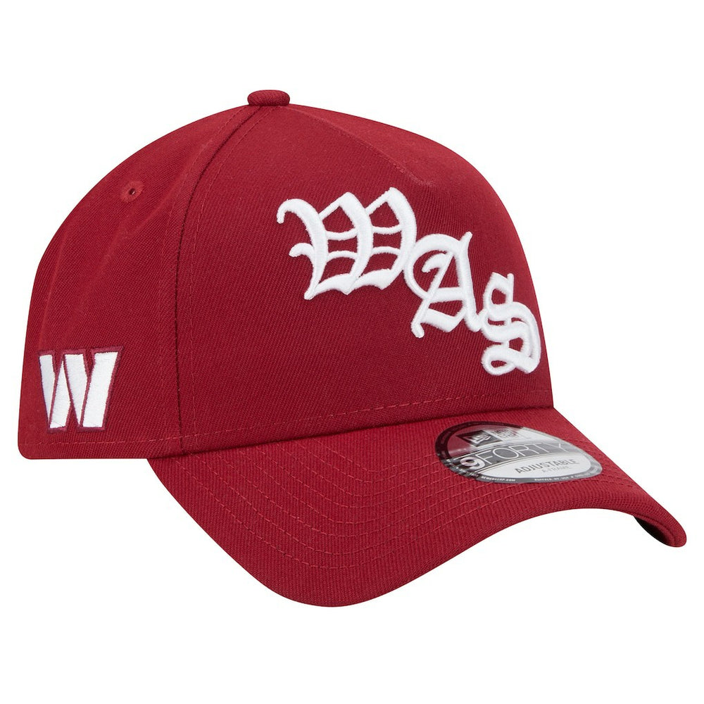 Washington Commanders New Era Mystic 9FORTY A-Frame Adjustable Hat Burgundy - NFL