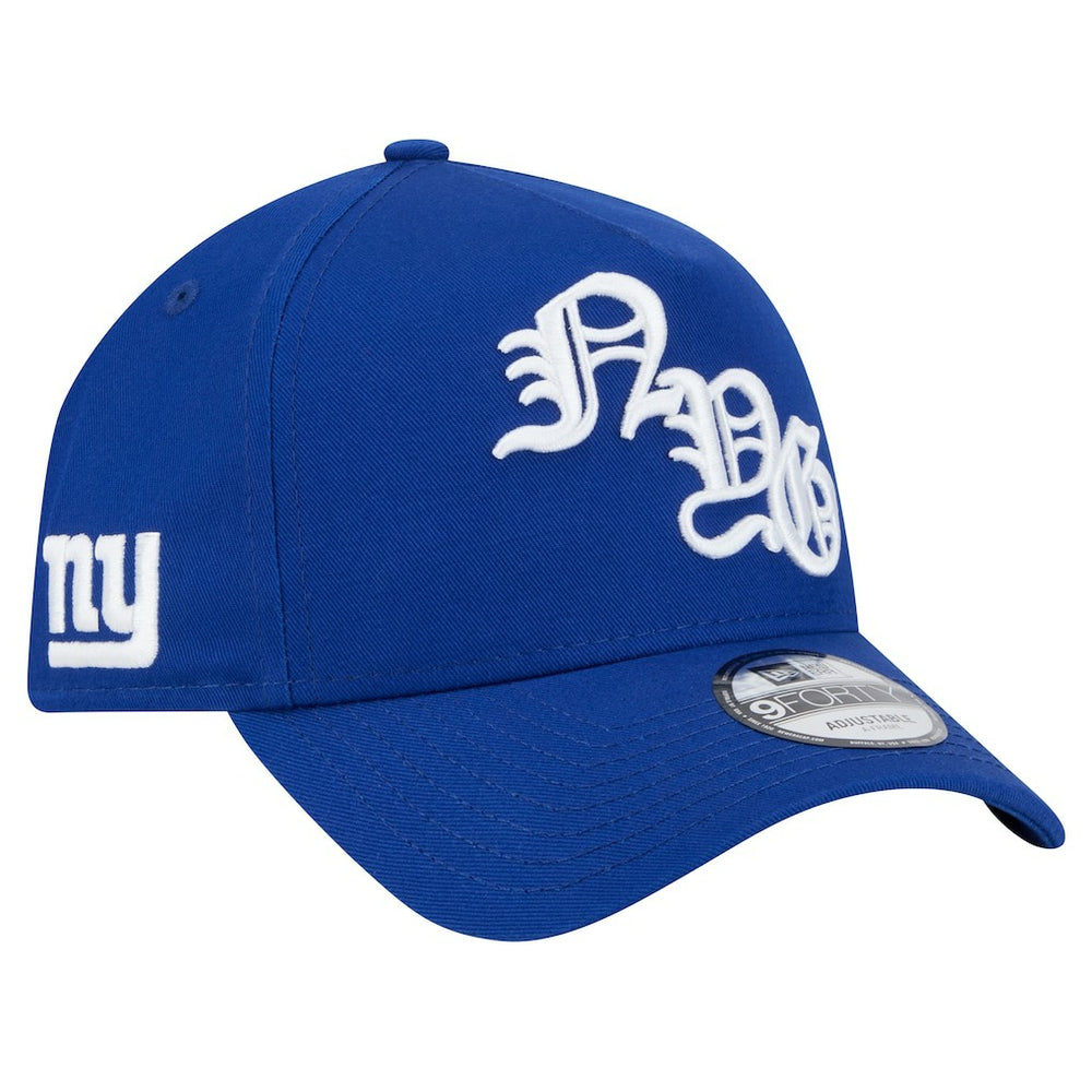 New York Giants New Era Mystic 9FORTY A-Frame Adjustable Hat Royal - NFL