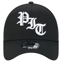 Pittsburgh Steelers New Era Mystic 9FORTY A-Frame Adjustable Hat Black - NFL