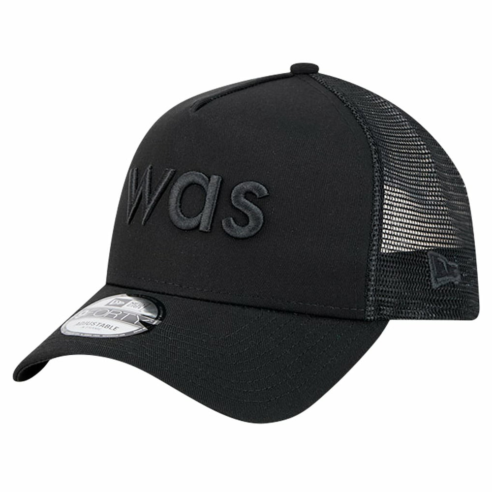 Washington Commanders New Era Domain 9FORTY A-Frame Trucker Adjustable Hat Black - NFL