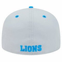 Detroit Lions New Era Flipside Two-Tone 59FIFTY Fitted Hat Gray/Blue - NFL
