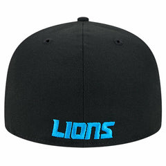 Detroit Lions New Era Flawless 59FIFTY Fitted Hat Black - NFL