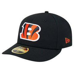 Cincinnati Bengals New Era Omaha Low Profile 59FIFTY Fitted Hat Black - NFL