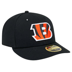Cincinnati Bengals New Era Omaha Low Profile 59FIFTY Fitted Hat Black - NFL