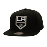 Los Angeles Kings - Mitchell & Ness Core Top Spot Snapback Hat Black