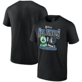 Fanatics - Boston Celtics vs. Dallas Mavericks 2024 NBA Finals Matchup Drive To The Basket T-Shirt - Black