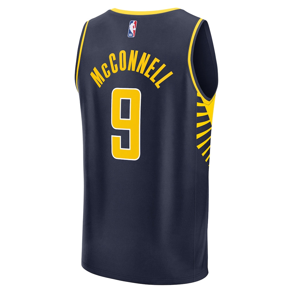 T.J. McConnell Indiana Pacers Fanatics Fast Break Replica Player Jersey - Icon Edition - Navy | NBA Jerseys