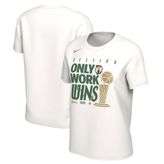 Nike - Boston Celtics Women's 2024 NBA Finals Champions Celebration Parade T-Shirt - White