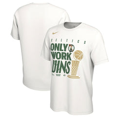 Nike - Boston Celtics 2024 NBA Finals Champions Big & Tall Parade T-Shirt - White