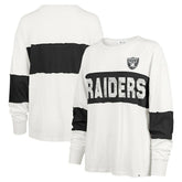 Las Vegas Raiders '47 Women's Clubhouse Pride Taylor Long Sleeve T-Shirt Cream - 47 brand