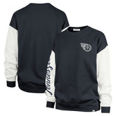 Tennessee Titans '47 Women's Double Header Rise Andie Pullover Sweatshirt Navy - 47 brand