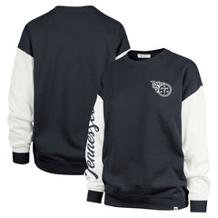 Tennessee Titans '47 Women's Double Header Rise Andie Pullover Sweatshirt Navy - 47 brand