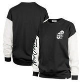 New Orleans Saints '47 Women's Double Header Rise Andie Pullover Sweatshirt Black - 47 brand