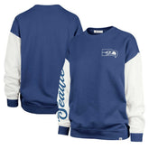 Seattle Seahawks '47 Women's Double Header Rise Andie Pullover Sweatshirt College Navy - 47 brand