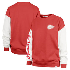 Kansas City Chiefs '47 Women's Double Header Rise Andie Pullover Sweatshirt Red - 47 brand
