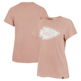 Kansas City Chiefs '47 Women's Premier Frankie T-Shirt Light Pink - 47 brand