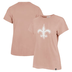 New Orleans Saints '47 Women's Premier Frankie T-Shirt Light Pink - 47 brand